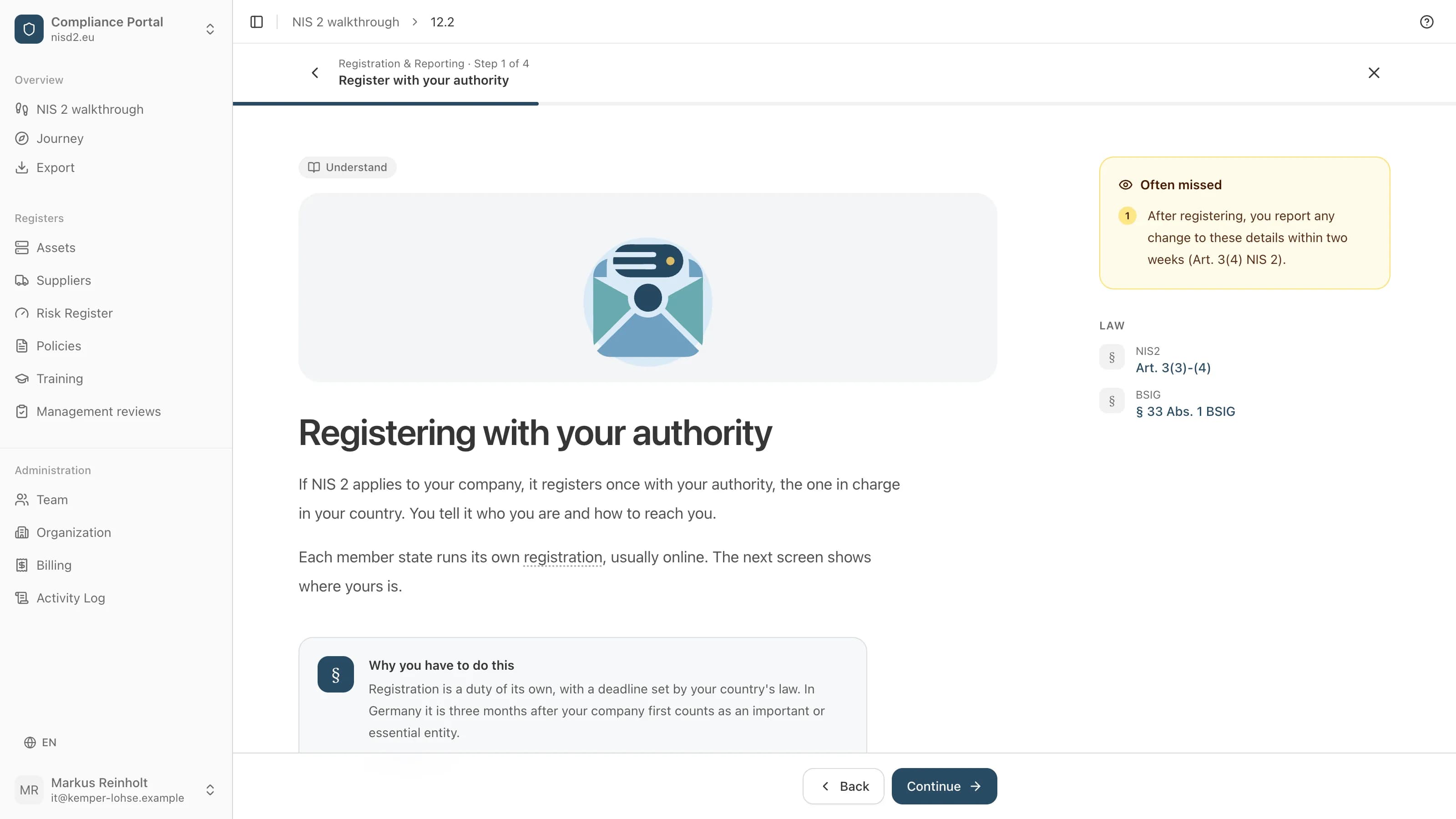 Een stap in de doorloop: registratie bij uw toezichthouder, in eenvoudige woorden uitgelegd